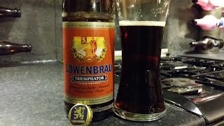 Löwenbräu Triumphator Dunkler Doppelbock By Löwenbräu Munich  German Craft Beer Review [upl. by Winifield]