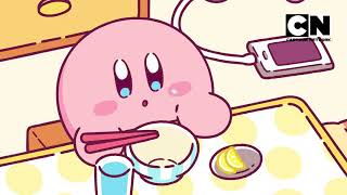 Kirby Cute Animation Eating rice on Cartoon Network [upl. by Ahsenik360]