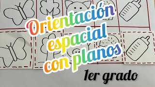 Orientación espacial con planos  Primer grado  Educación física [upl. by Trebleda357]