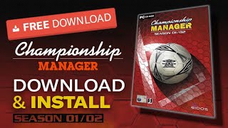 How to install Championship Manager 0102 for FREE [upl. by Jdavie]