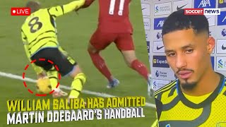 LIverpool vs Arsenal VAR had also missed a blatant Martin Odegaard handball WAS a penalty [upl. by Larisa]