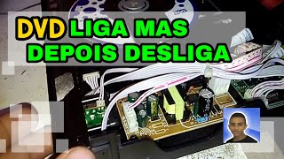 DVD liga mas depois desliga  RESOLVIDO [upl. by Sorkin976]