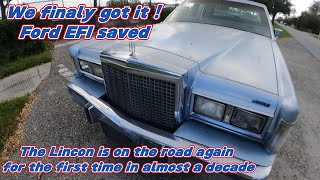 1987 Lincoln Town car Revived and alive after a decade abandoned saved diy classiccars project [upl. by Enelaehs367]