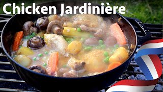 Poulet Jardiniere Chicken Stew with Garden Vegetables [upl. by Mailand]