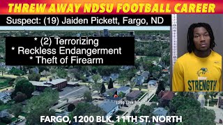 Threw Away NDSU Football Career With Stolen Pistol [upl. by Bannister352]