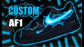 CUSTOM Air Force 1   Jordan Vincent [upl. by Els922]