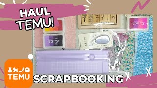 TEMU compras manualidades y scrapbook 🥰🥰😍 HAUL de compras temu temuhaul scrapbooking [upl. by Arrait]