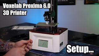 Voxelab Proxima 60 2K Mono LCD Resin 3D Printer Setup [upl. by Radmilla]