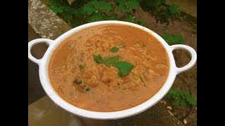 மொச்சை கொட்டை குருமா குக்கர்ல செய்வது எப்படி  Indian Field Beans Gravy recipe in Tamil  MouthFeel [upl. by Dnomso]