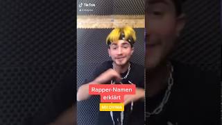 RapperNamen erklärt Capital Bra BEST of TikTok [upl. by Weider]