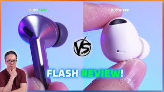 Galaxy Buds3 Pro vs Buds2 Pro  Review Flash⚡ [upl. by Drooff567]