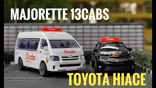 Unboxing Majorette  Toyota Hiace Commuter 13cabs Australia [upl. by Rehtaef]