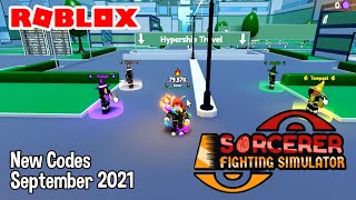 Roblox Sorcerer Fighting Simulator New Codes September 2021 [upl. by Pinsky]