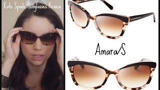 Kate Spade Sunglasses Kate Spade Amaras Review [upl. by Drawdesemaj949]