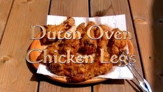 Buttermilk fried Chicken Legs Dutch Oven how to video recipe littleGasthaus [upl. by Eux]