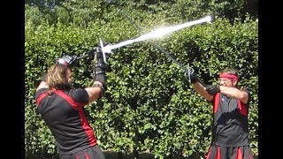 Sword sparring without protective gear Aug2018 [upl. by Erl]