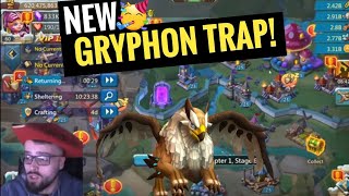 NEW IMPROVED GRYPHON TRAP OVERVIEW  Lords Mobile [upl. by Avika]