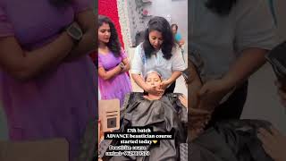 Beautician course Pondicherry 😍 beautycourses shortsviral youtubeshort beautytrainingacademy [upl. by Anirtruc776]