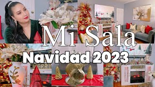 DECORA TU SALA PARA NAVIDADDECORACION DE MI SALA NAVIDAD 2023IDEAS NAVIDEÑAS [upl. by Llerot955]