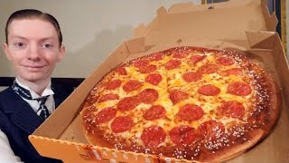 Little Caesars NEW Pretzel Crust Pizza Review [upl. by Chuck]