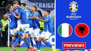 🔴 ITALY 🇮🇹 VS ALBANIA 🇦🇱 • UEFA EURO 2024 GroupStage Matchday 1 Match Previews Predictions H2H ✅ [upl. by Laughry719]