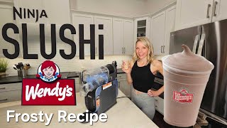 How to Make a Wendys Chocolate Frosty with the Ninja Slushi Recipe amp Review [upl. by Geibel497]