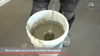 ARDEX K 39 Application Tutorial [upl. by Fronnia]