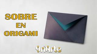 Sobre en origami  DIY Tutorial [upl. by Akiem]