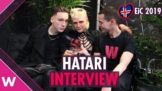 Hatari quotHatrið mun sigraquot Iceland INTERVIEW  Eurovision in Concert 2019 [upl. by Tiffi]