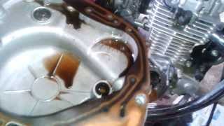 tutorial 4 cambio de fibras de clutch de moto gn 125 [upl. by Raynell]