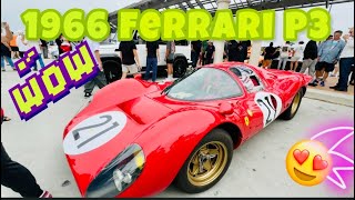 Super Rare 1966 Ferrari P3 Movie Car Ford vs Ferrari automobile carshow carsandcoffee westcoast [upl. by Aligna]