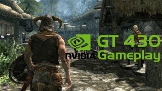 The Elder Scrolls Skyrim  Gigabyte GT 430  Gameplay [upl. by Niriam]