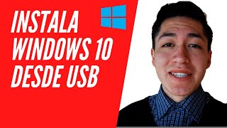 COMO INSTALAR WINDOWS 10 DESDE USB 2021 [upl. by Amar]