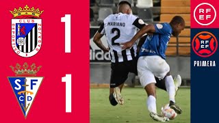 RESUMEN PrimeraFederación  CD Badajoz 11 San Fernando CD Isleño  Grupo 1  Jornada 2 [upl. by Ojahtnamas112]