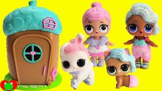 LOL Surprise Pets Transform Into LOL Dolls In Woodzeez House [upl. by Pastelki775]