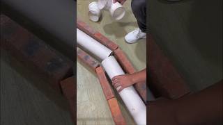 Pvc pipe tipsshortsdiy plumbingpipes howto asmr pvcpipes pvc shortvideos [upl. by Tapes951]