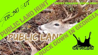 Public land deer hunt Buck Down  Berry College WMA [upl. by Annis431]