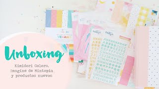 Unboxing Imagine y Kimidori Colors [upl. by Euqina]