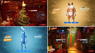 Fortnite Christmas Presents 2019 vs 2022 [upl. by Misak]