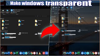 How to make windows 10 Transparent For free 2020  Transparency Aero effect [upl. by Keiko]