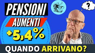 PENSIONI 👉 QUANDO ARRIVANO GLI AUMENTI 2024❓ A GENNAIO PER TUTTI❓ [upl. by Kroy455]