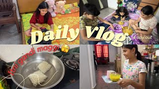 Finally apne bacchon se mili 🎀🫰 Pari ne mere liye ☕️ chai banayi 🫰 itni gandi maggi banayi vlog [upl. by Hachmin]