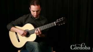 Cordoba C12 Demo Comparing solid Canadian Cedar and solid European Spruce tops 2 [upl. by Hathcock164]