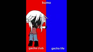 Gacha club vs Gacha life gachalife gachclub gachaedit edit myoc [upl. by Donnell797]