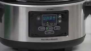 Hamilton Beach Set n Forget 6Quart Programmable Slow Cooker  33969 [upl. by Kinom102]