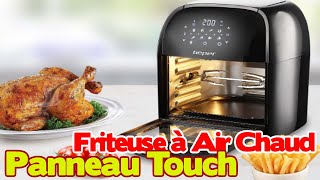 BEPER Friteuse à Air Chaud avec Panneau Touch Rôtissoire Four Grille Pain Séchoir [upl. by Lotsirb]