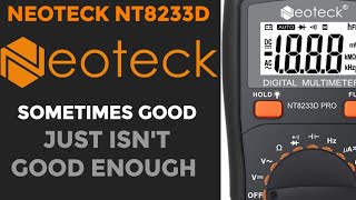 NEOTECK NT8233D PRO CHEAPO Multimeter Review amp Teardown [upl. by Waller]