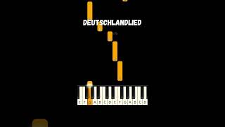 Deutschlandlied 🇩🇪 German National Anthem 🇩🇪 EASY Beginner Piano Tutorial [upl. by Reid]