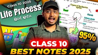 Life process Full Chapter Handwritten notes  Shobhit nirwan notes CBSE class 10th Boards 2025 [upl. by Etnovaj694]