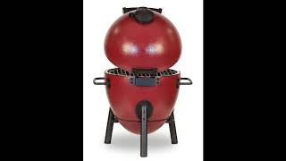 Char Griller E06614 Akorn Jr Kamado Kooker Charcoal Grill Red [upl. by Elimac]